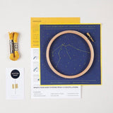 Miniature Rhino - Zodiac Embroidery Kit - Aquarius - gatherhereonline.com