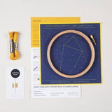 Miniature Rhino - Zodiac Embroidery Kit - Libra - gatherhereonline.com