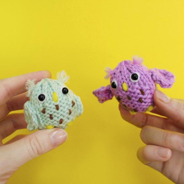 MochiMochi Land-Mochimochi Land, Starter Owl Kit, Makes 2-knitting kit-gather here online