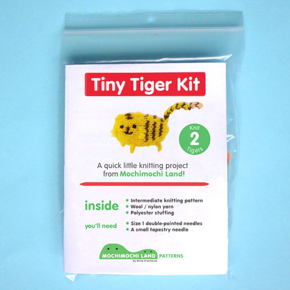 MochiMochi Land-Tiny Tiger Kit-knitting / crochet kit-gather here online