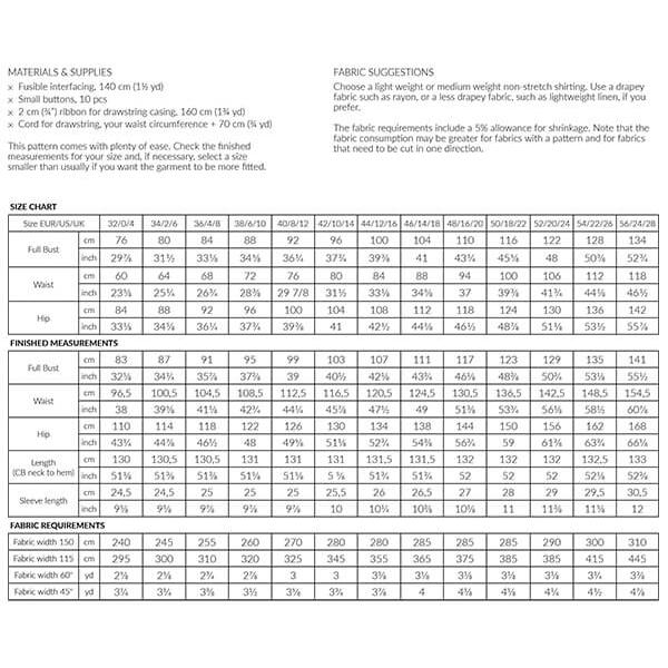 reeta midi shirt dress Reeta Midi Shirt Dress Pattern – gather here online