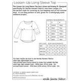Nerida Hansen-Loosen-Up Long Sleeve Top Sewing Pattern-sewing pattern-gather here online
