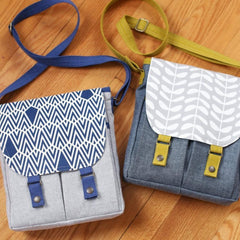 Noodlehead-Campfire Messenger Bag Pattern-sewing pattern-gather here online