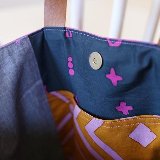 Noodlehead-Caravan Tote & Pouch Pattern-sewing pattern-gather here online