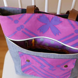 Noodlehead-Caravan Tote & Pouch Pattern-sewing pattern-gather here online