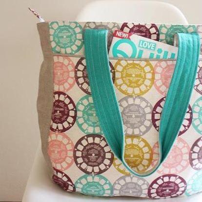 Noodlehead-Super Tote Pattern-sewing pattern-gather here online
