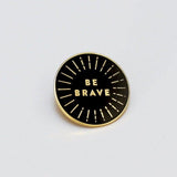 Old English Company-Be Brave Enamel Pin-accessory-gather here online