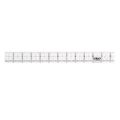 Olfa - Frosted Advantage 1.5" x 12.5" Quilting Ruler - - gatherhereonline.com