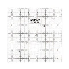 Olfa - Frosted Advantage 6.5" x 6.5" Quilting Ruler - - gatherhereonline.com