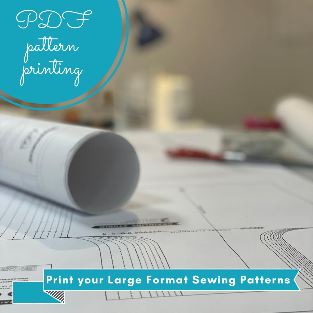 Large sewing pattern (A0/Copy Shop Pages) – gather here online