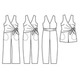 Papercut Patterns-Sierra Jumpsuit Pattern-sewing pattern-gather here online