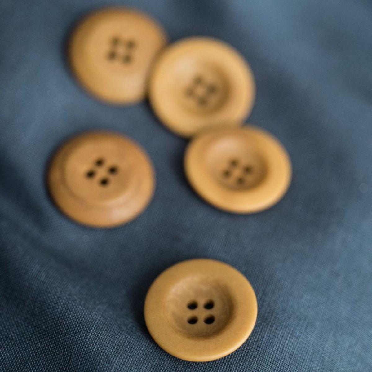 Merchant & Mills-Corozo Buttons 14mm (Each)-button-Gold-gather here online