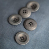 Merchant & Mills-Corozo Buttons 22mm (Each)-button-Grey-gather here online