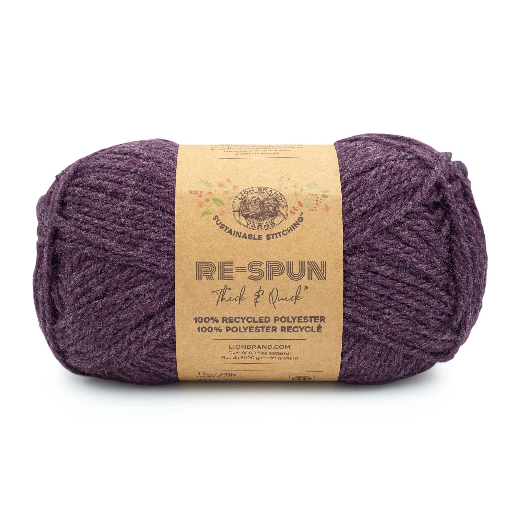 Lion Brand Yarns-Re-Spun Thick & Quick-yarn-Cosmos-gather here online