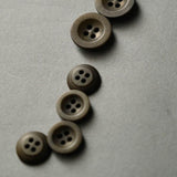 Merchant & Mills-Corozo Buttons 14mm (Each)-button-Khaki-gather here online
