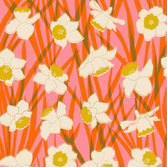 Ruby Star Society-Daffodils Metallic Sorbet-fabric-gather here online