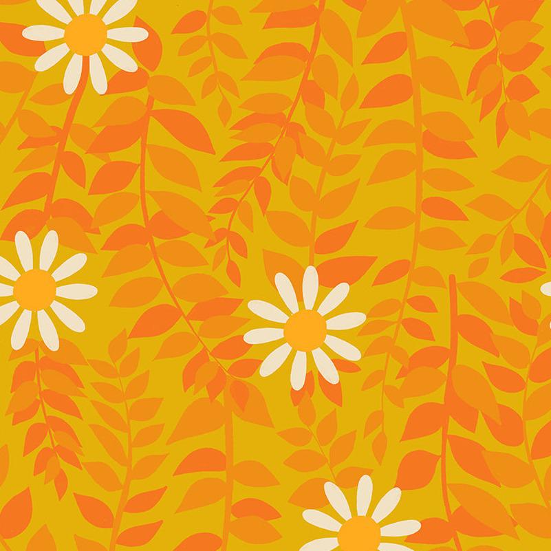 Ruby Star Society-Daisies Goldenrod-fabric-gather here online