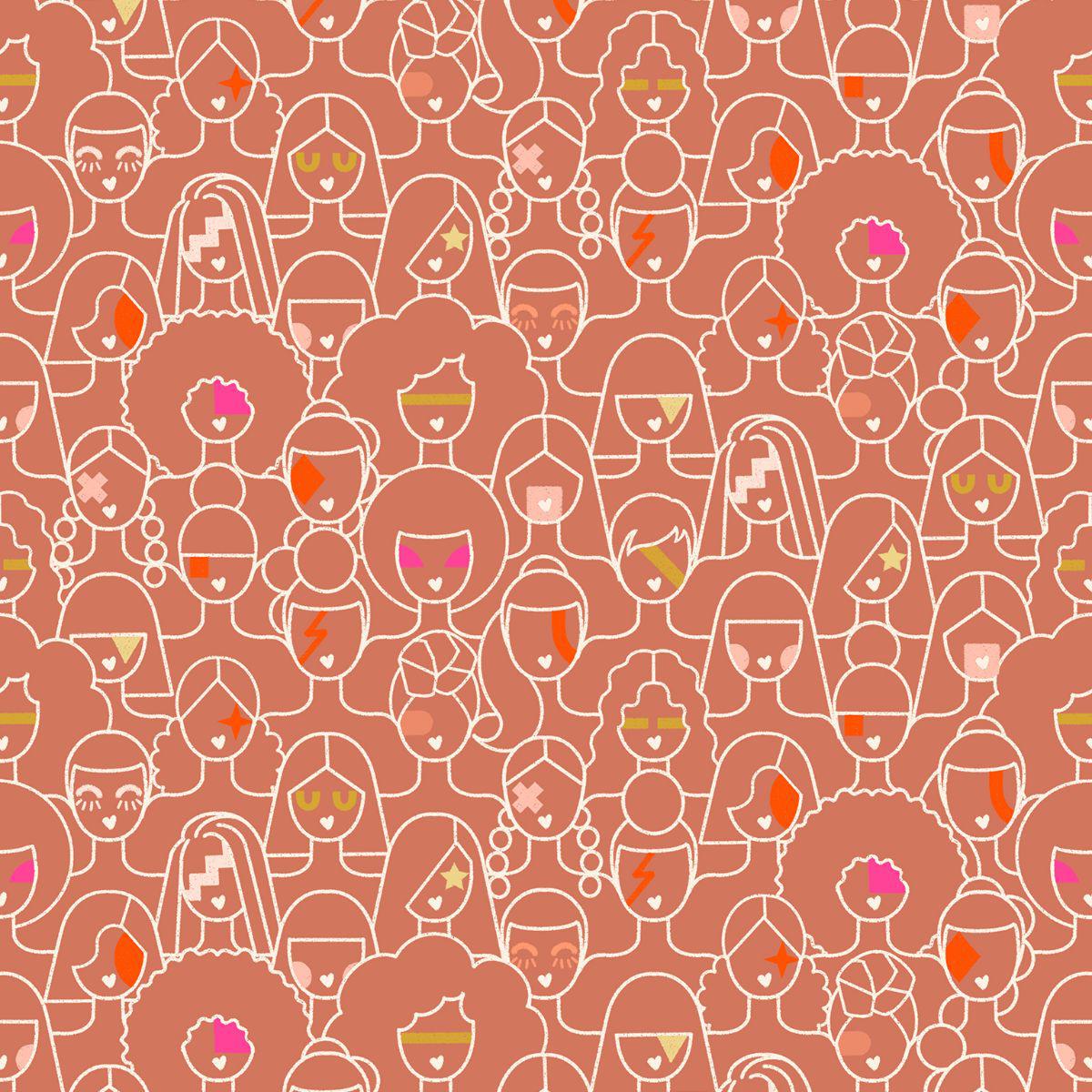 Ruby Star Society-Rebel Rebel Terra Cotta-fabric-gather here online