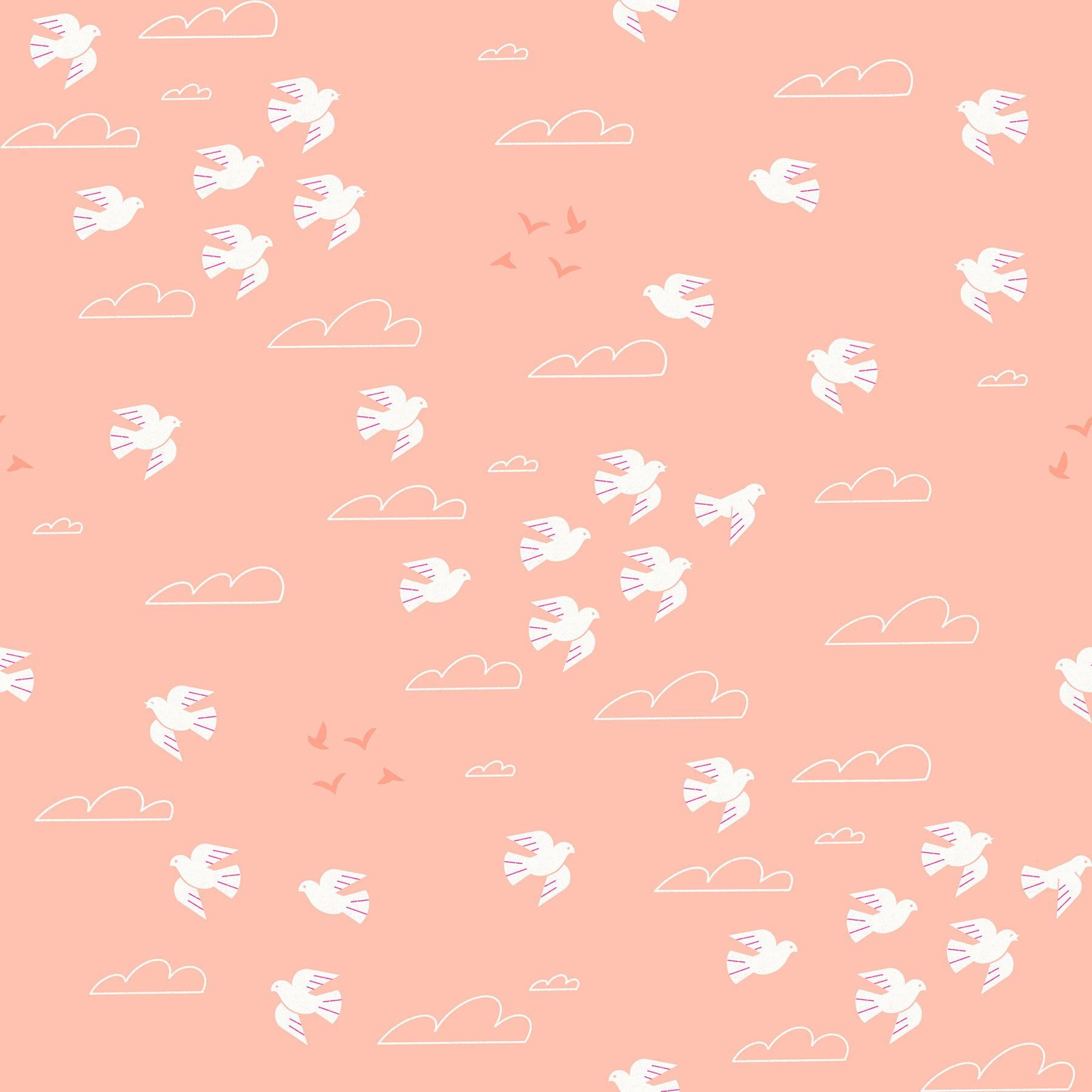 Ruby Star Society-In Flight Peach-fabric-gather here online
