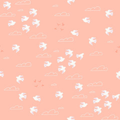 Ruby Star Society-In Flight Peach-fabric-gather here online