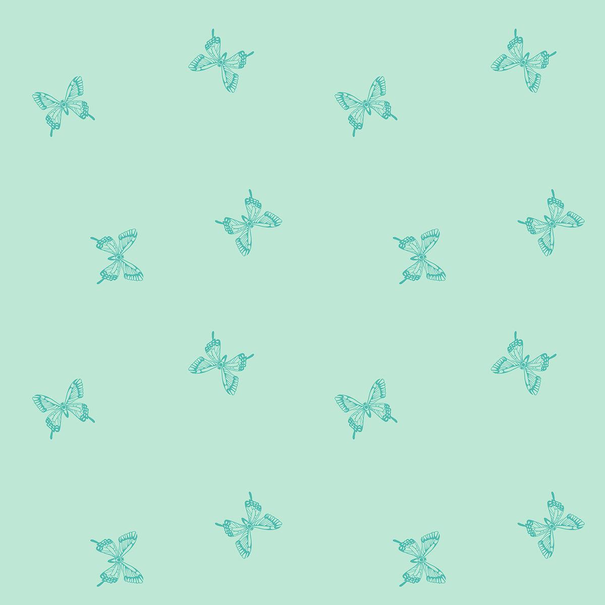 Ruby Star Society-Tiny Butterflies Mint-fabric-gather here online