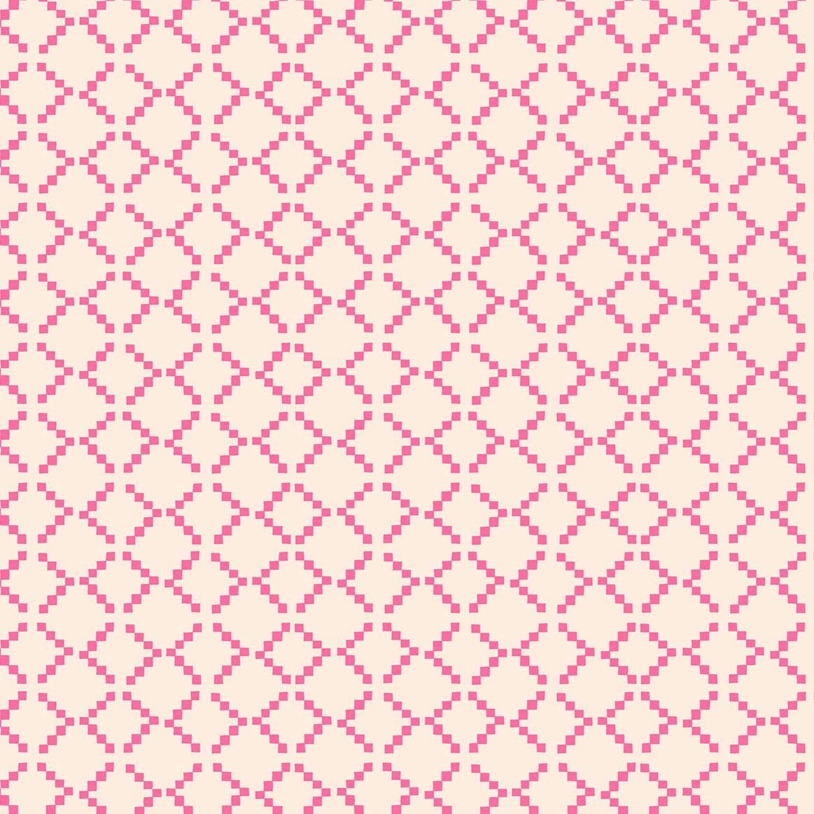 Ruby Star Society-Tiny Tiles Neon Pink-fabric-gather here online
