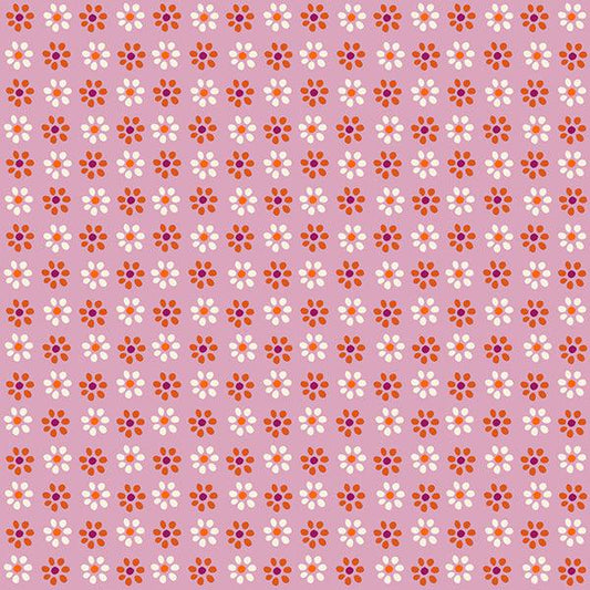 Ruby Star Society-Retro Daisy Dark Peony-fabric-gather here online