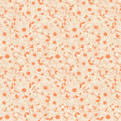 Ruby Star Society-Halloween Floral Pumpkin-fabric-gather here online