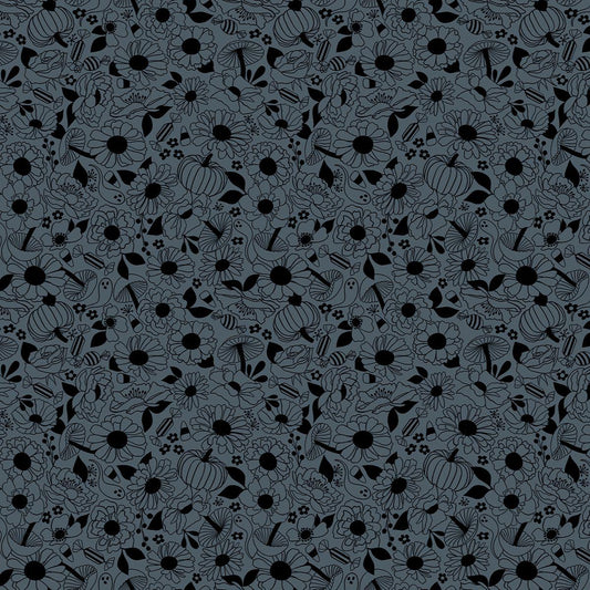 Ruby Star Society-Halloween Floral Ghostly-fabric-gather here online