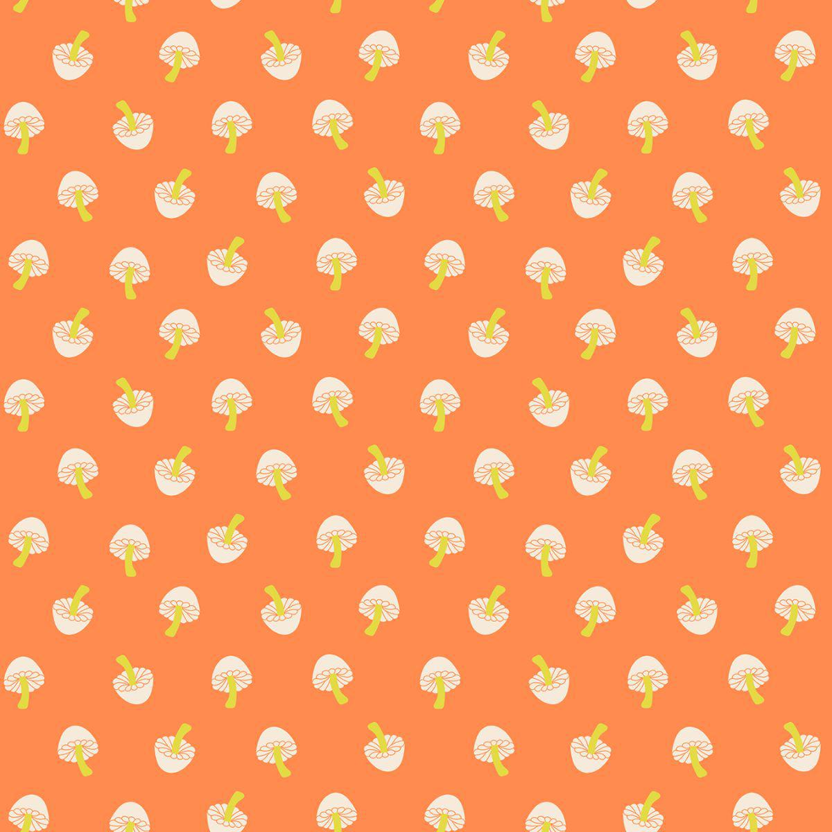 Ruby Star Society-Tiny Mushrooms Pumpkin-fabric-gather here online