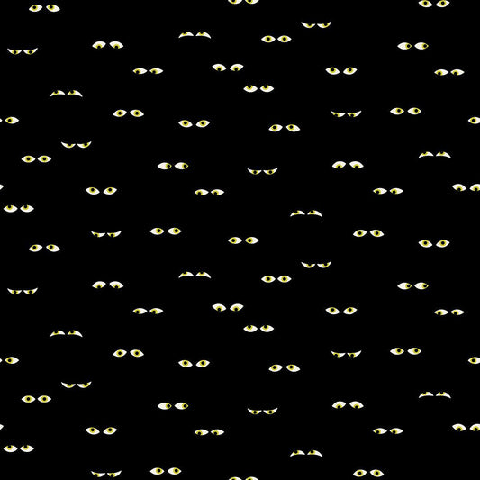 Ruby Star Society-Creepy Eyes Black: Glow in the Dark-fabric-gather here online