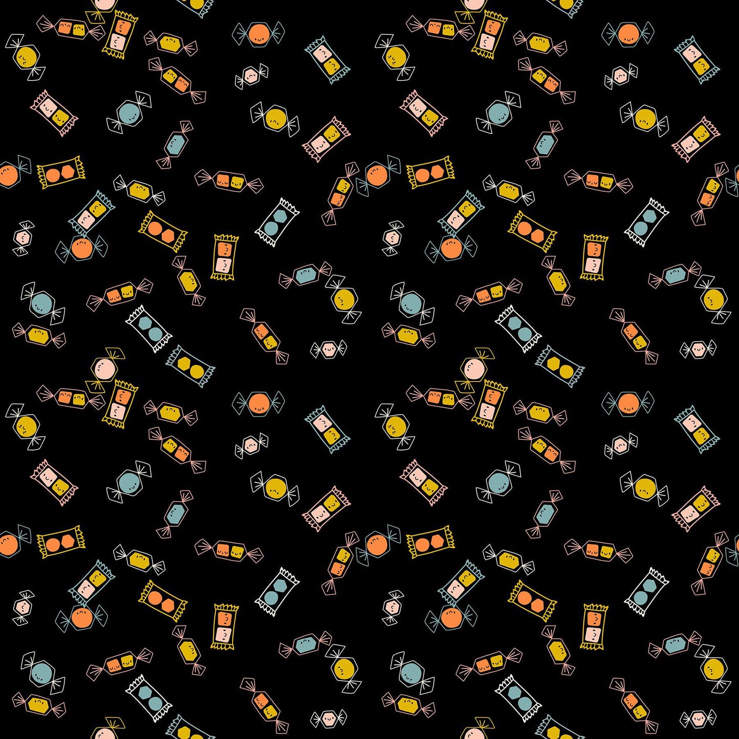 Ruby Star Society-Tossed Candy Black-fabric-gather here online