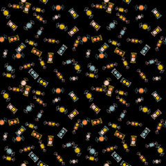 Ruby Star Society-Tossed Candy Black-fabric-gather here online