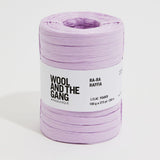 Wool and the Gang-Ra Ra Raffia-yarn-Lilac Powder-gather here online