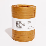 Wool and the Gang-Ra Ra Raffia-yarn-Tropez Tan-gather here online