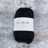 Ricorumi-Cotton Mini DK-yarn-60 Black-gather here online
