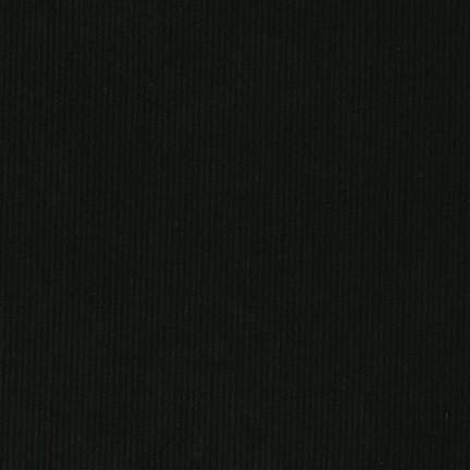 Robert Kaufman - Corduroy - 14 Wale - 1019 Black - gatherhereonline.com