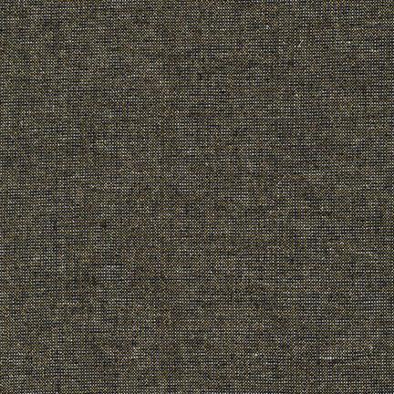 Robert Kaufman - Essex Yarn Dyed Metallics - 1019-Black - gatherhereonline.com