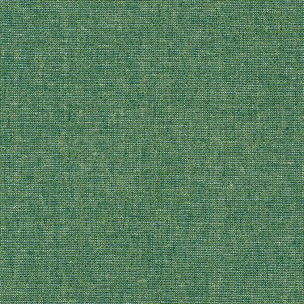 Robert Kaufman - Essex Yarn Dyed Metallics - 1135-Emerald - gatherhereonline.com