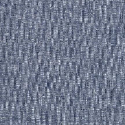 Robert Kaufman - Essex Yarn Dyed Solids - 1452-Denim - gatherhereonline.com