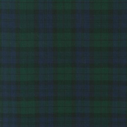 Robert Kaufman - House of Wales Plaid - Nightfall - gatherhereonline.com