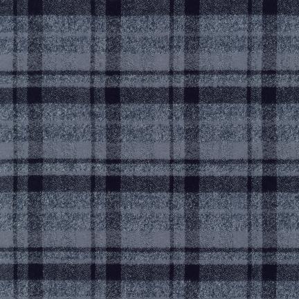 Robert Kaufman-Mammoth Flannel, Grey 13927-12-fabric-gather here online