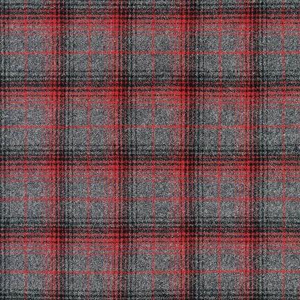 Robert Kaufman-Mammoth Flannel, Grey 17602-12-fabric-gather here online