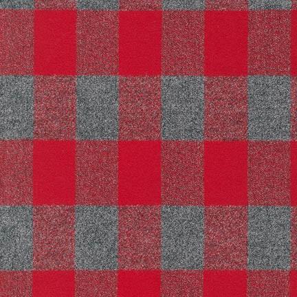 Robert Kaufman-Mammoth Flannel, Red 15599-3-fabric-gather here online