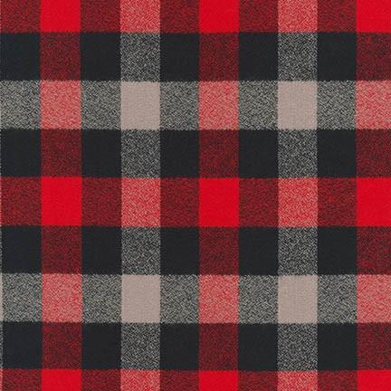 Mammoth Flannel, Red 16422-3