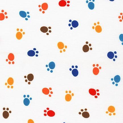 Robert Kaufman-Paw Prints-fabric-gather here online