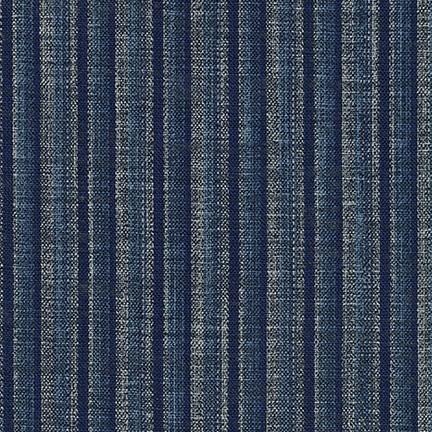 Robert Kaufman-Thin Stripe Blue-fabric-gather here online