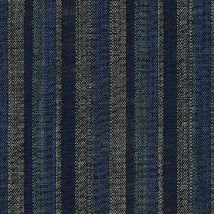 Robert Kaufman-Wide Stripe Blue-fabric-gather here online