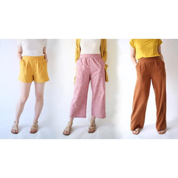 Made by rae-Rose Pants Pattern-sewing pattern-gather here online