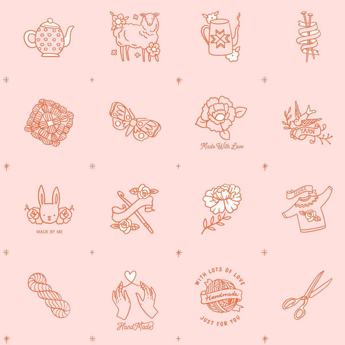 Ruby Star Society-Charms Pale Pink-fabric-gather here online